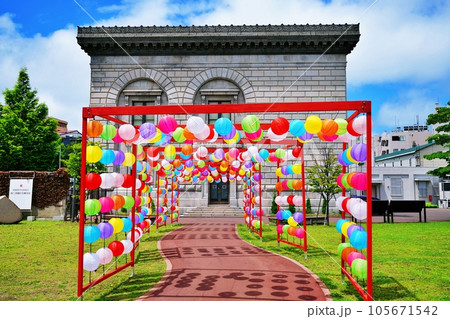 小樽 提灯通りの風景 小樽 提灯通りの風景 105671542