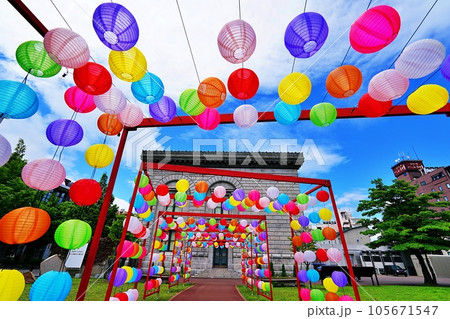 小樽 提灯通りの風景 小樽 提灯通りの風景 105671547