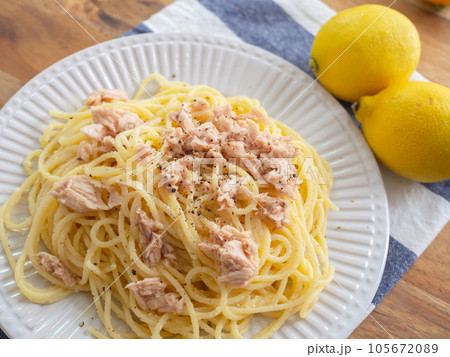 レモンツナパスタ 105672089