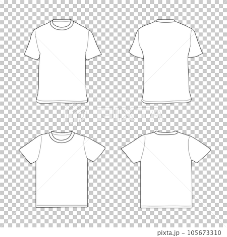 Tシャツ テンプレートセット 105673310