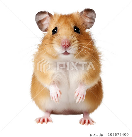 Cute little hamster 105675400