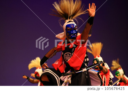 岩手県北上市　民俗芸能　鬼剣舞 105676425