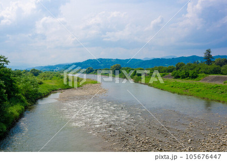 寒河江川橋から見る寒河江川 寒河江川橋から見る寒河江川 105676447