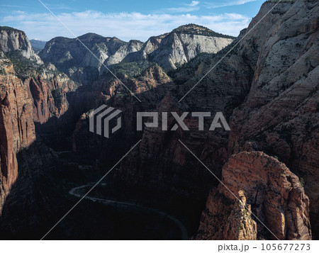 View from angels landing trail, zion national park on May 105677273