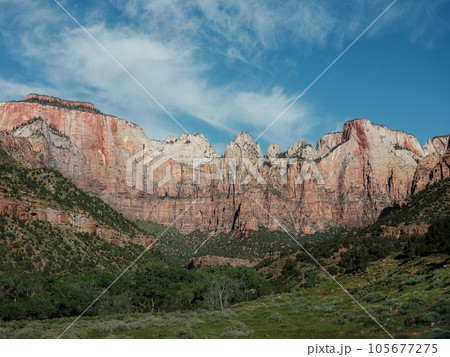Towers of the virgin, Zion national park Towers of the virgin, Zion national park 105677275