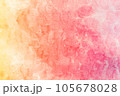 カラフルな水彩テクスチャ背景 105678028