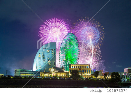 2023横浜みなとみらいスマートフェスティバル花火大会 2023横浜みなとみらいスマートフェスティバル花火大会 105678574