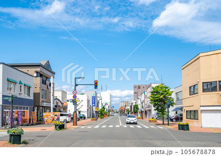 富良野駅前 東5条通 幸町 富良野駅前 東5条通 幸町 105678878