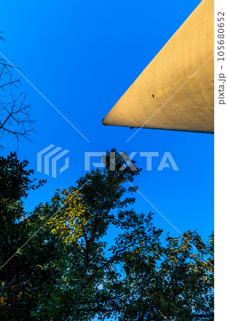 針尾送信所　無線塔　夕暮れ　【長崎県佐世保市】 105680652