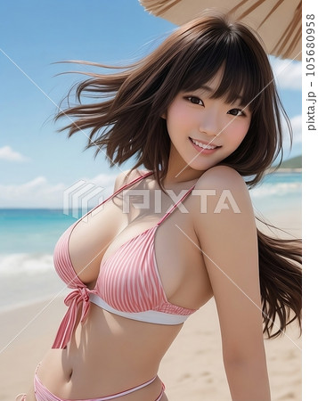 海辺の女性 海辺の女性 105680958