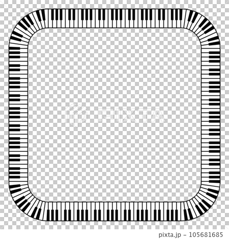 keyboard square frame 105681685