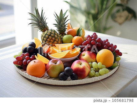 AIイラスト、新鮮な果物 105681798