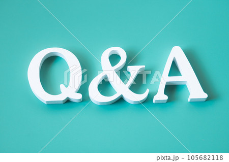 白い文字のQ&A 白い文字のQ&A 105682118
