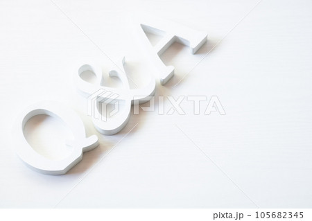 白い文字のQ&A 白い文字のQ&A 105682345