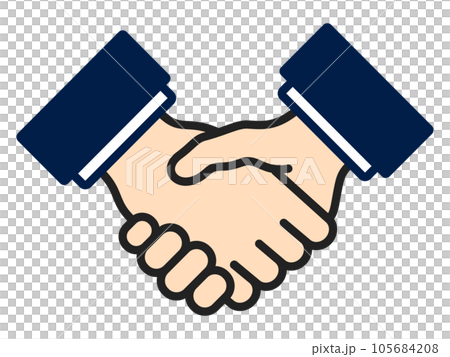 handshake icon handshake icon 105684208
