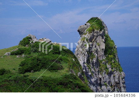 壱岐対馬国定公園 壱岐の島 猿岩 壱岐対馬国定公園 壱岐の島 猿岩 105684336