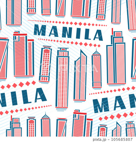 Vector Manila Seamless Pattern Vector Manila Seamless Pattern 105685807