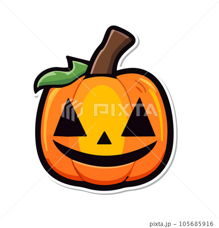ハロウィンのかぼちゃのイラストのイラスト素材 [105685916] - PIXTA