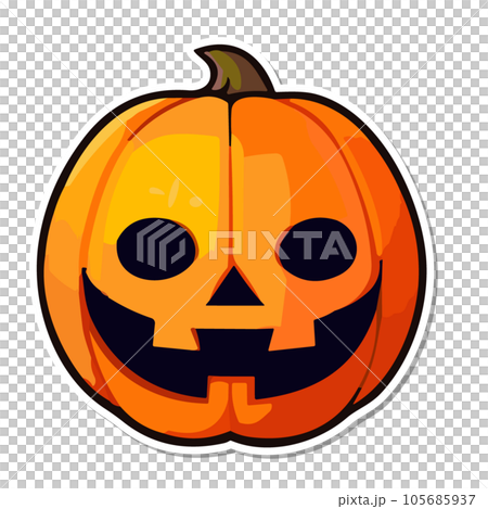 Halloween pumpkin illustration 105685937