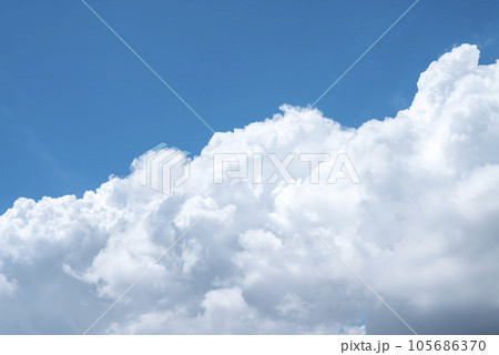 夏の空 青空 晴れ 夏素材 【神奈川県】 105686370