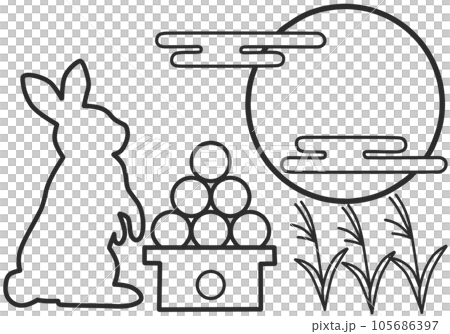 Coloring page for moon viewing 105686397