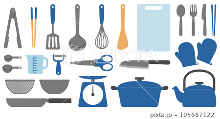 調理器具のイラストのセット 105687122