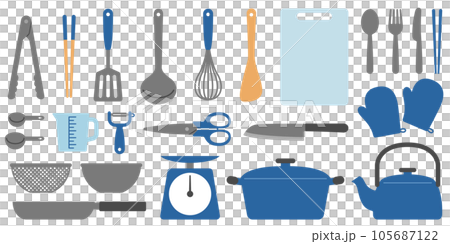 set of utensil illustrations set of utensil illustrations 105687122