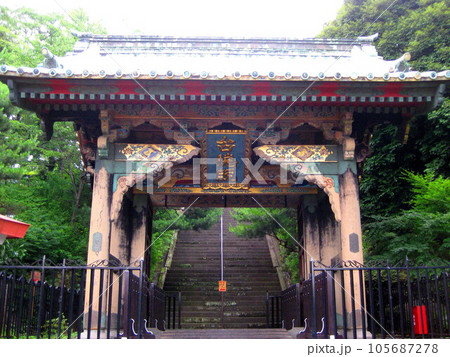 狭山不動尊 旧台徳院霊廟勅額門 105687278