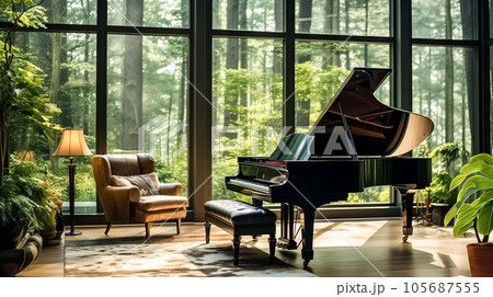 森の家のグランドピアノ 森の家のグランドピアノ 105687555