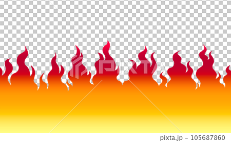 Burning flame illustration background material Burning flame illustration background material 105687860