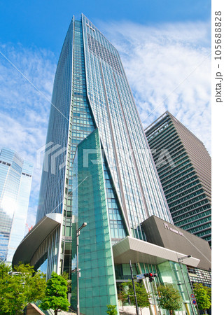 東京 東京都再開発 複合施設の虎ノ門ヒルズ森タワーなど超高層ビルの風景 東京 東京都再開発 複合施設の虎ノ門ヒルズ森タワーなど超高層ビルの風景 105688828