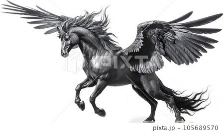 ペガサスのイメージ - image of Pegasus No2-1 -のイラスト素材