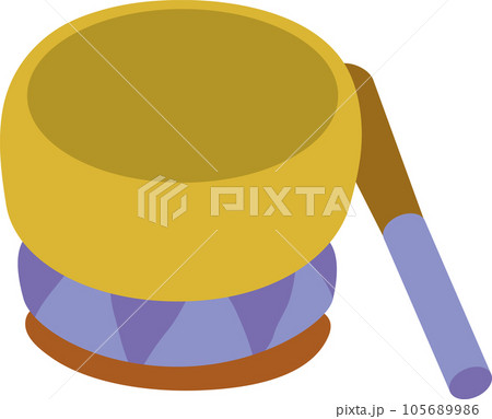 葬儀関係のイラスト_おりん_仏具 105689986