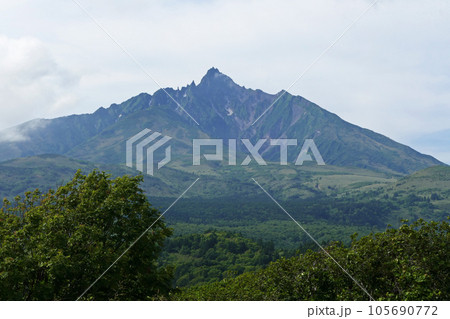 沼浦展望台から見る利尻山 利尻島 北海道 沼浦展望台から見る利尻山 利尻島 北海道 105690772