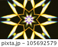 万華鏡のような幾何学模様_バック素材 105692579