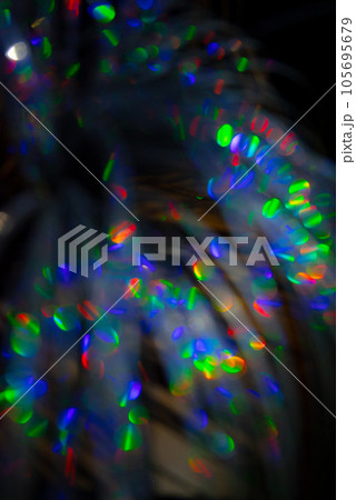 Multicolored rainbow large bokeh effect background 105695679