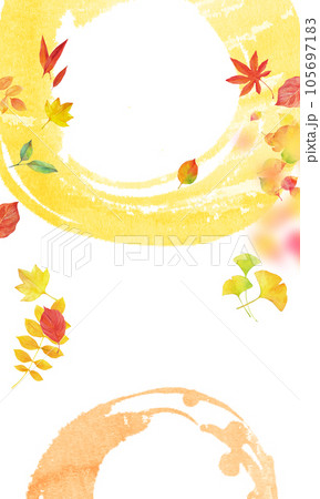 和風な紅葉の背景素材　バックイメージ 105697183