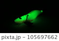緑に光るエギ 105697662