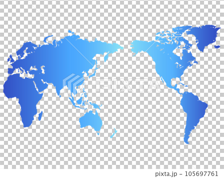 世界地図 105697761