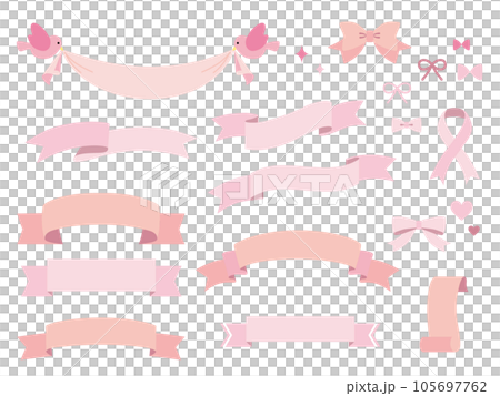 set of simple ribbons 105697762