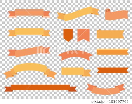 set of simple ribbons 105697763