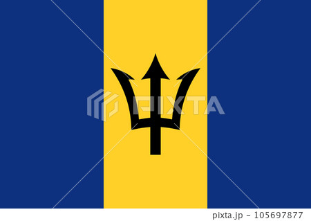 Barbados - flag Barbados - flag 105697877