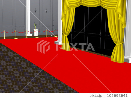 風景　レッドカーペット 105698641