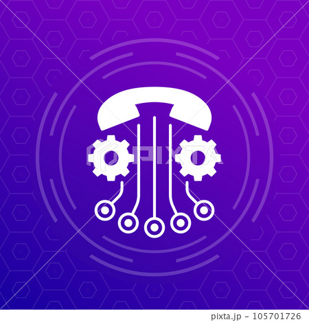 call settings vector icon for apps and web call settings vector icon for apps and web 105701726