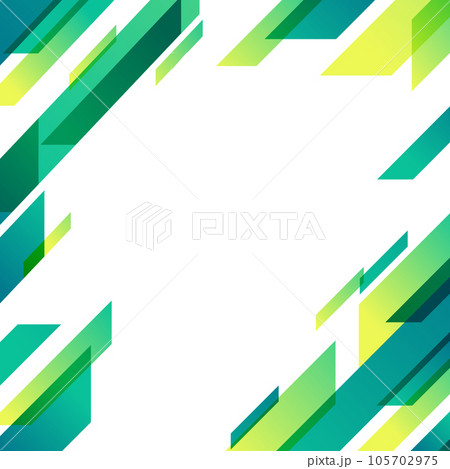 緑色の幾何学パターンの背景素材 緑色の幾何学パターンの背景素材 105702975