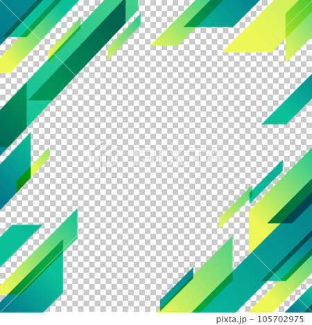 緑色の幾何学パターンの背景素材 緑色の幾何学パターンの背景素材 105702975