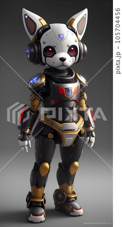 犬や猫をモチーフにした動物型のロボット 105704456