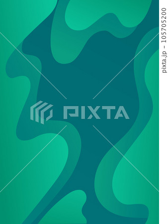 緑のウェーブの背景素材 緑のウェーブの背景素材 105705200