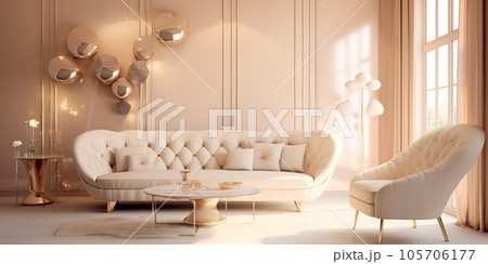 comfort with a cream-colored backdrop that mimics the plushness and softness of velvet, creating a visual and tactile experience that is both indulgent and inviting. .Generative AI comfort with a cream-colored backdrop that mimics the plushness and softness of velvet, creating a visual and tactile experience that is both indulgent and inviting. .Generative AI 105706177