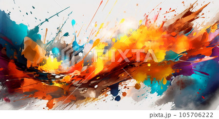 artistic Labor Day background with abstract...のイラスト素材 [105706222] - PIXTA